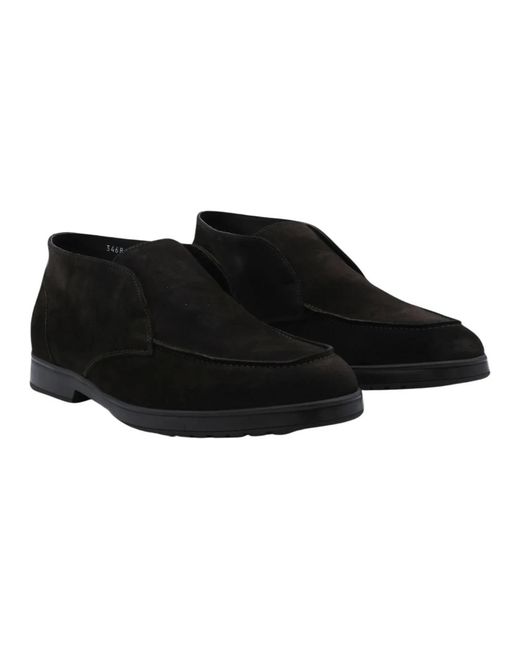 Doucal's Black Ankle Boots for men