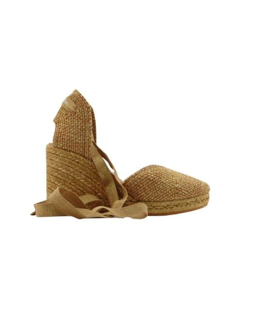 Wedges di Espadrilles in Brown