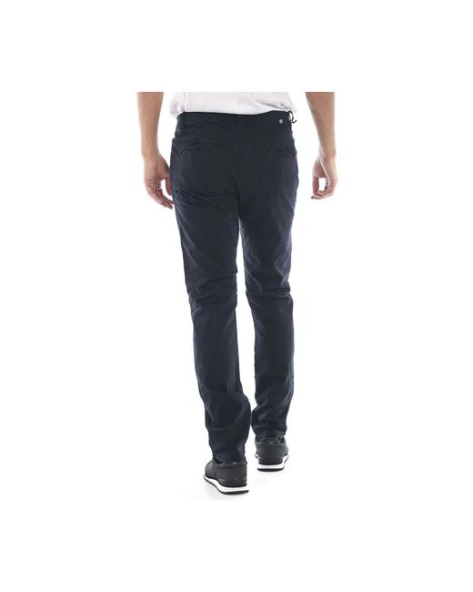 Daniele Alessandrini Blue Chinos for men