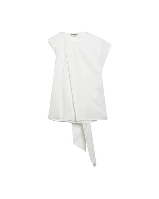 J.W. Anderson White Sleeveless Tops