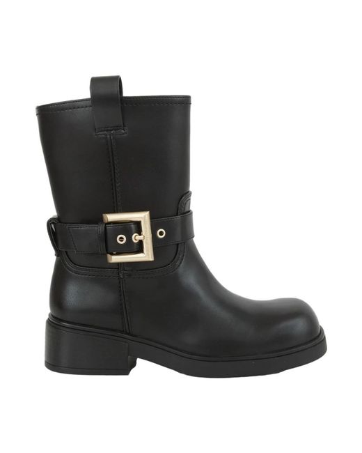 ARMANI EXCHANGE Black Ankle Boots
