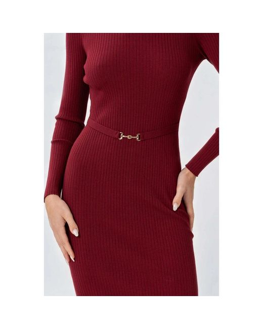 Kocca Red Knitted Dresses