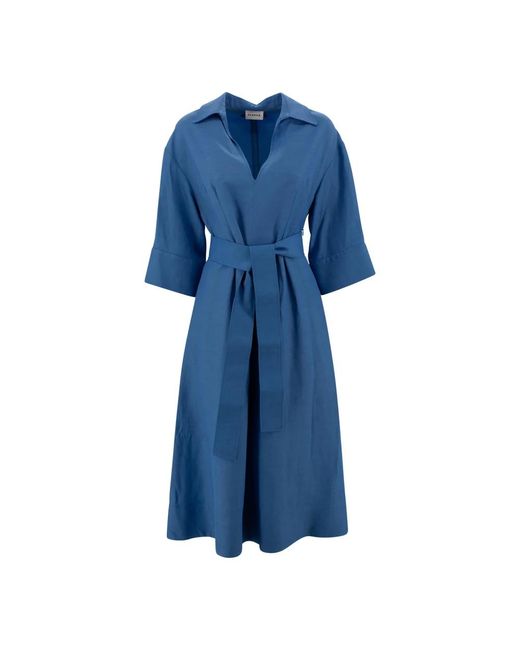 P.A.R.O.S.H. Midi Dresses in het Blue
