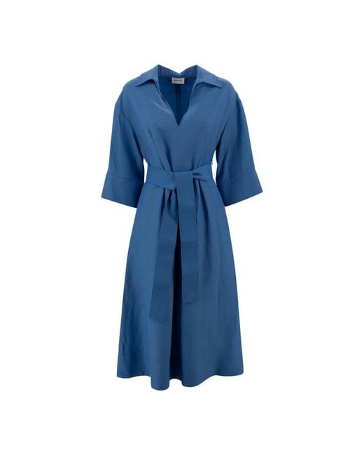 P.A.R.O.S.H. Midi Dresses in het Blue