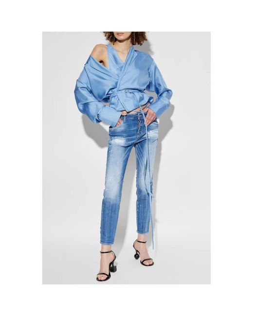 DSquared² Blue Seidentop