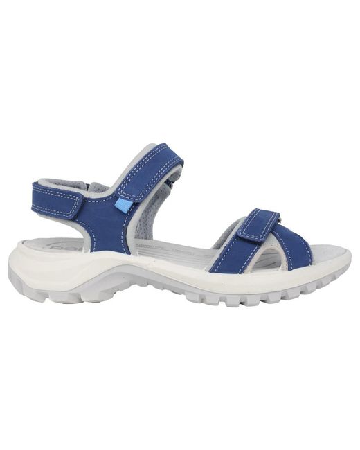 Rohde Schoenen ,Blauw ,Blauwe Damessandaal Voor De Zomer in het Blue