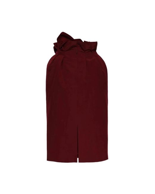 Magda Butrym Midi Rok in het Red