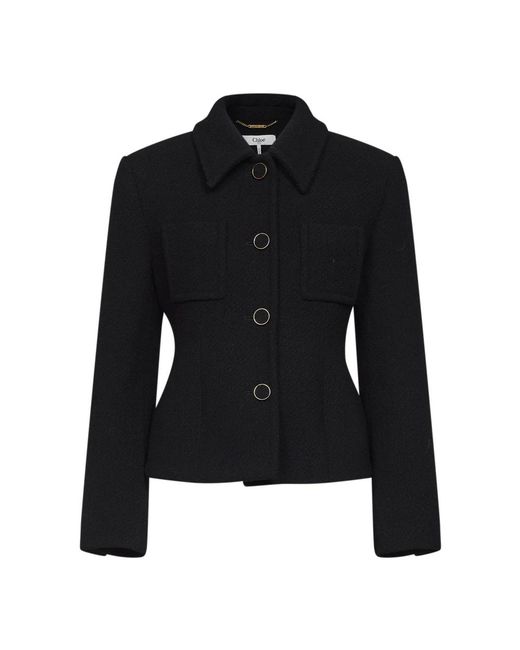 Light Jackets Chloé en coloris Black