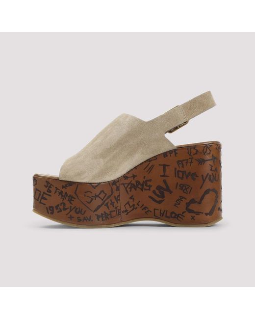 Chloé Brown Sandals