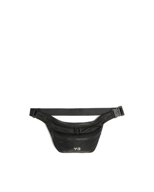Y-3 Black Schwarze gürteltasche