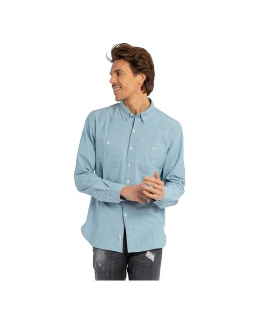 Camicie di Woolrich in Blue da Uomo