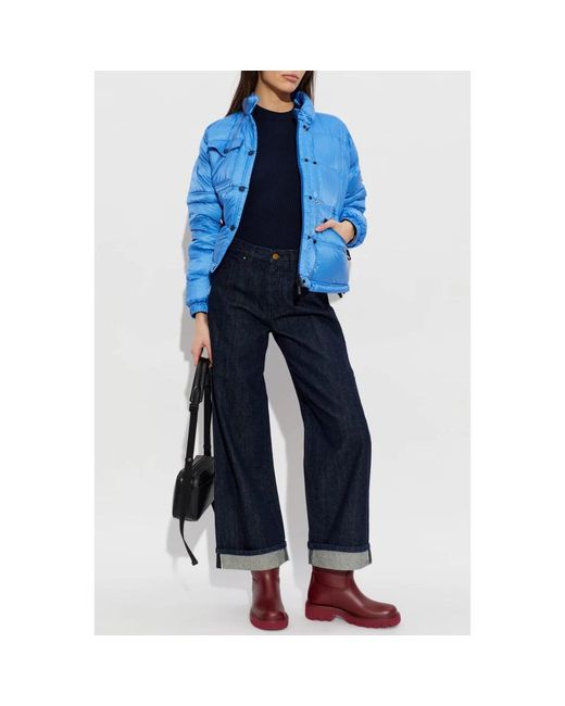 Down Jackets Moncler en coloris Blue