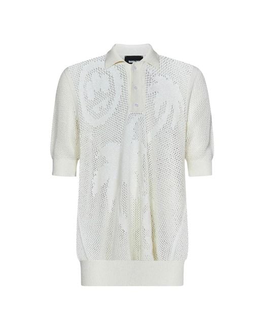 Barrow White Polo Shirts for men