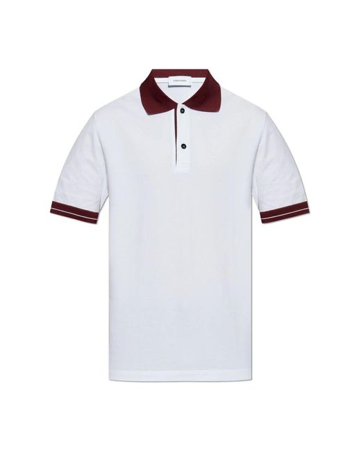 Ferragamo Baumwollpolo in White für Herren