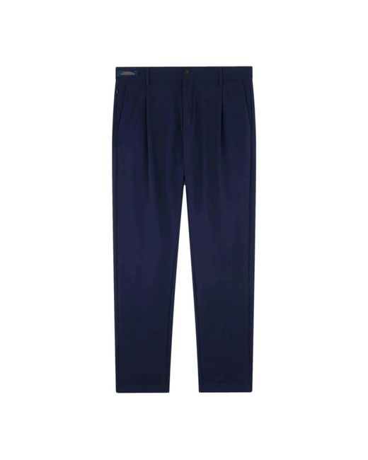 Paul & Shark Blue Slim-Fit Trousers for men