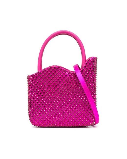 Le Silla Pink Gilda verzierte mini tasche