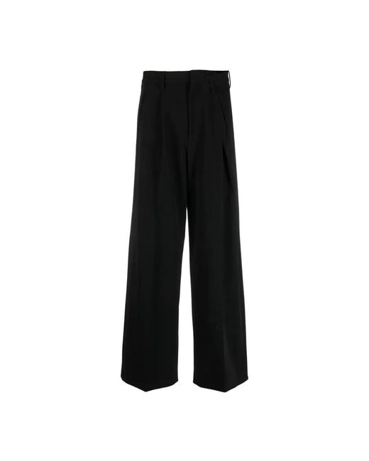 Maison Margiela Black Wide Trousers