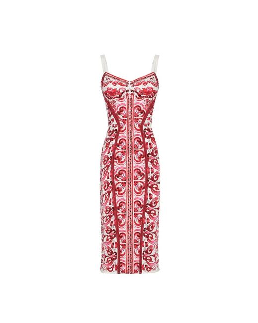 Dolce & Gabbana Red Midi dresses