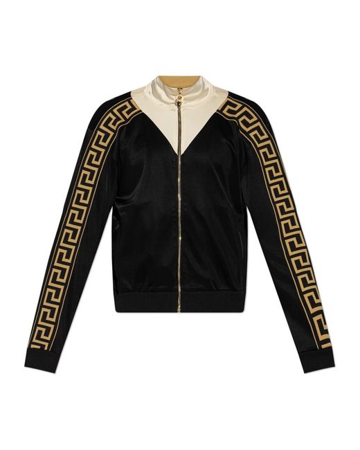 Zip-Throughs di Versace in Black da Uomo