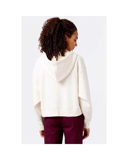 Dickies Hoodies & Sweatvesten ,Wit ,Katoen Witte Cardigan Met Ritssluiting En Logo in het White