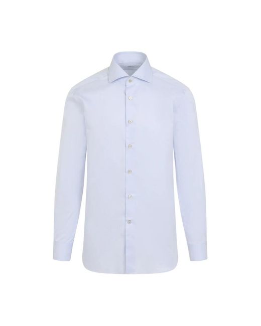 Kiton Blue Casual Shirts for men