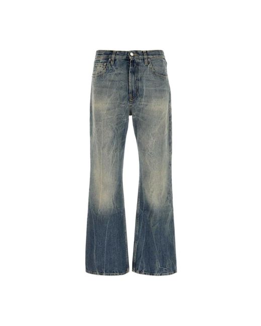 1989 STUDIO Blue Flared Jeans for men