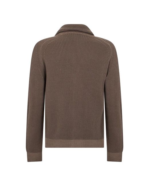 Cardigans di Fedeli in Brown da Uomo