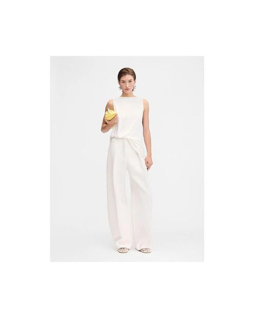 Jacquemus Peplo Top in het White