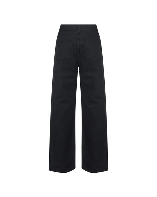 Khaite Blue Wide Jeans