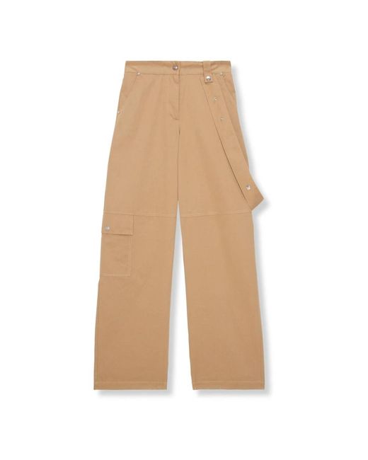 Straight Trousers MSGM en coloris Natural
