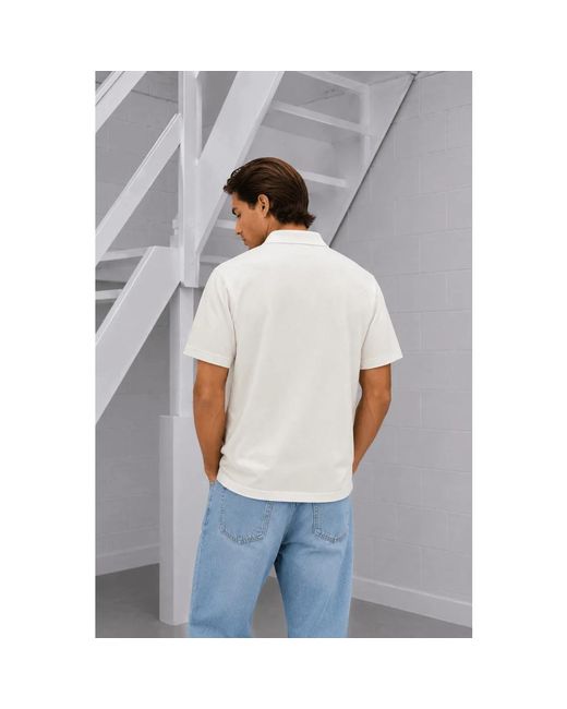 Polo Shirts Equalite de hombre de color White