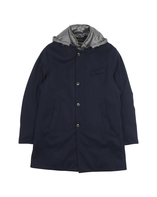 Montecore Single-Breasted Coats in het Blue voor heren
