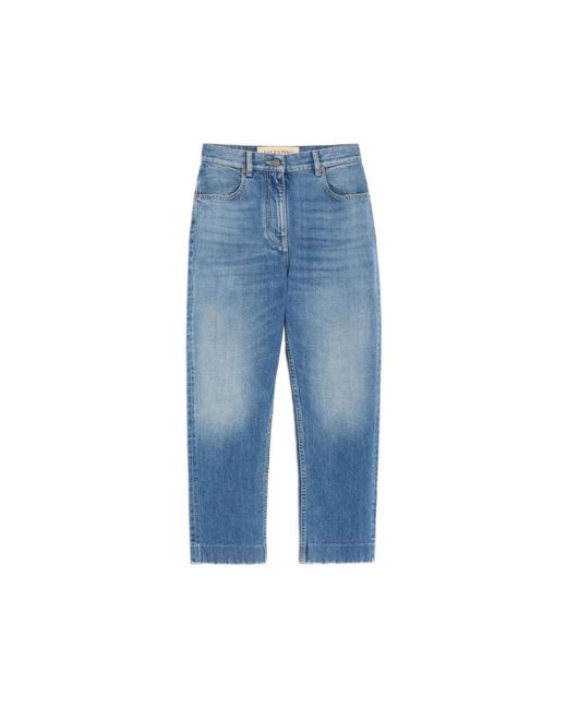 Valentino Blue Cropped Jeans