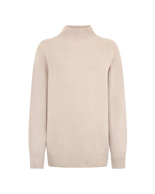 Moorer Truien & Vesten ,Kasjmier Turtleneck Sweater in het White