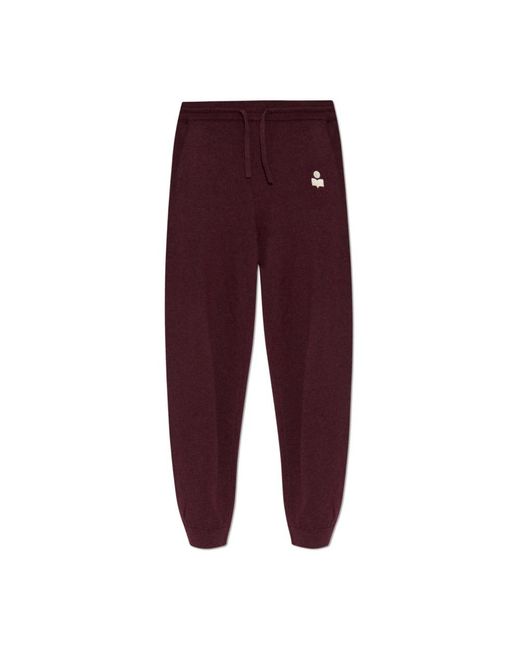 Sweatpants Isabel Marant de color Purple