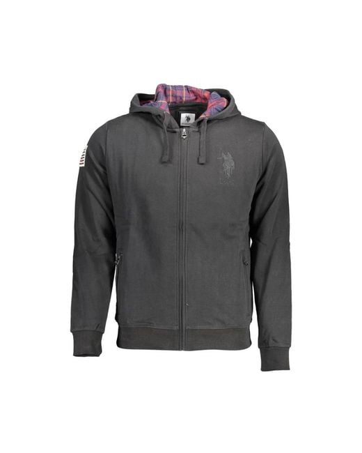 U.S. POLO ASSN. Gray Zip-Throughs for men