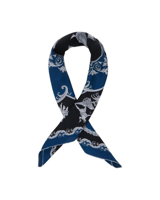 Silky Scarves di Versace in Blue da Uomo