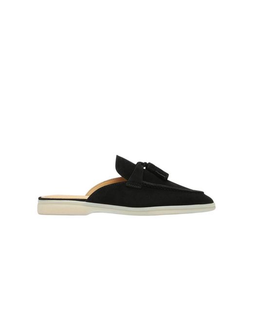 Scarosso Black Mules