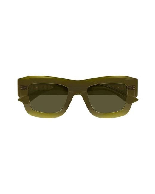 Bottega Veneta Green Sunglasses