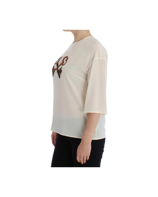 Dolce & Gabbana Gray Blouses
