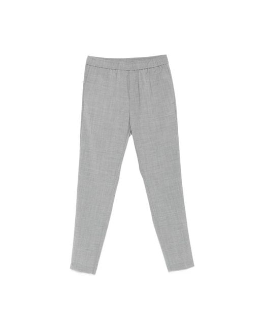 Pmds Gray Slim-Fit Trousers for men