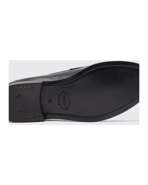 Scarosso Black Loafers for men