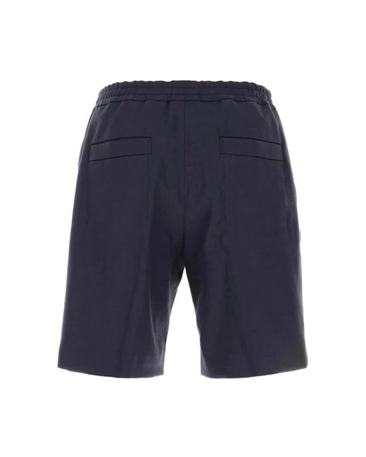 Zegna Blue Casual Shorts for men