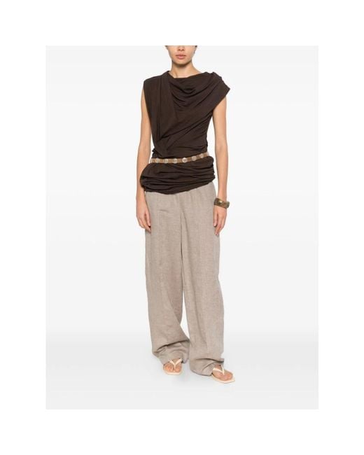 Fabiana Filippi Natural Wide Trousers