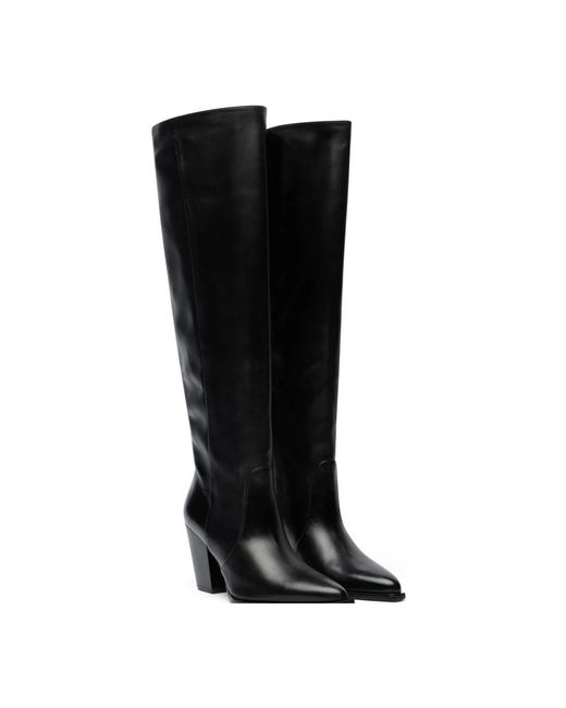 Stuart Weitzman Black Jolene Boot