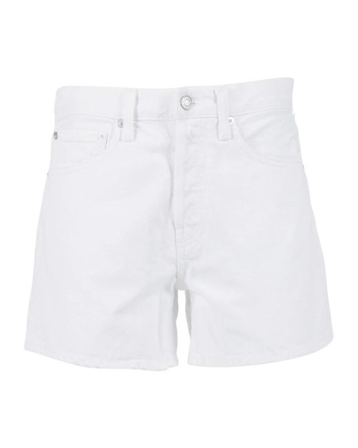 Agolde Parker Long Short in het White
