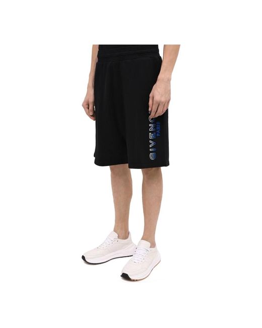 Givenchy Logo Track Shorts in Black für Herren