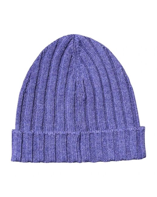 Beanies di Gran Sasso in Purple da Uomo
