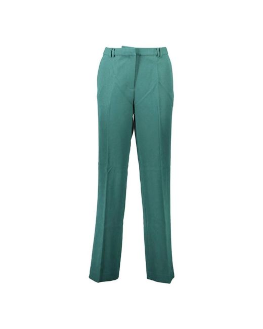 Gant Green Slim-Fit Trousers