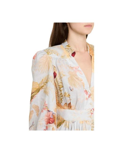 Zimmermann Shirt Dresses in het Multicolor